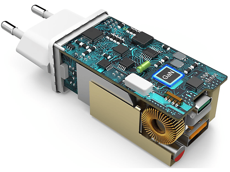 Ładowarka sieciowa HAMA 65W GAN PD/QC 3.0 Biały – zdjęcie 2