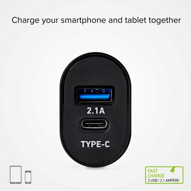 Ładowarka sieciowa SBS Travel charger 1 USB 2.1 A + Type C 3A
