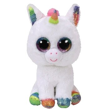 Maskotka TY INC Beanie Boos - Pixy Biały Jednorożec 24cm 37157