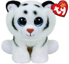 Maskotka TY INC Beanie Boos Tundra - biały tygrys 15cm 42106
