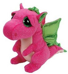 Maskotka TY INC Beanie Boos Darla - Różowy smok 24cm 37061