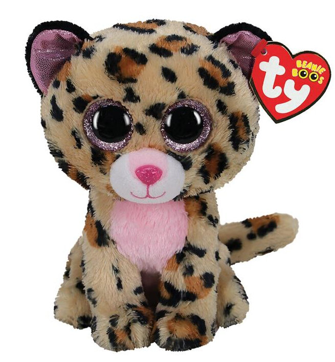 Maskotka TY INC Beanie Boos Livvie - Leopard 15 cm