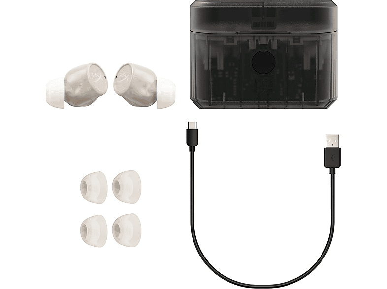 Thumbnail - HYPERX Cirro Buds Pro, In-ear In-Ear Kopfhörer Bluetooth Transparent