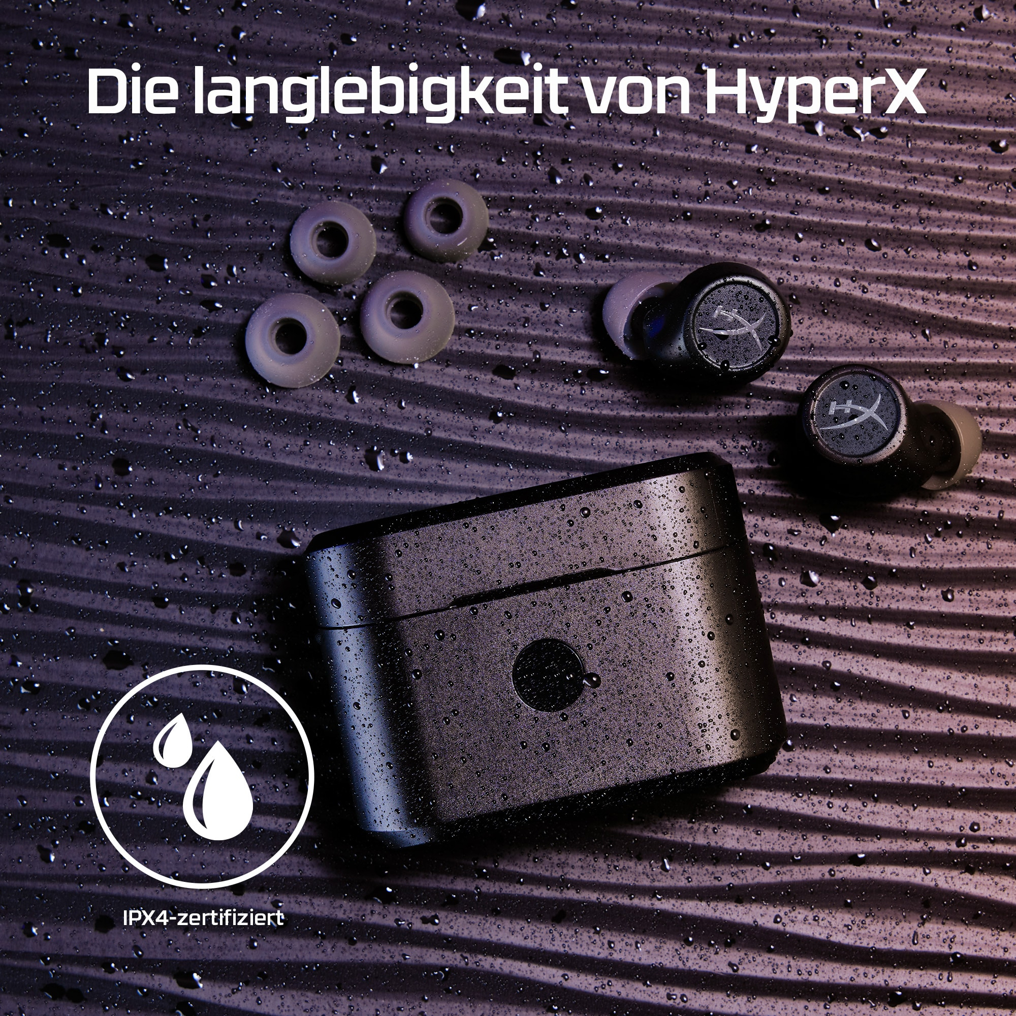 In-ear Pro, HYPERX In-Ear Buds Cirro Bluetooth Kopfhörer Blau