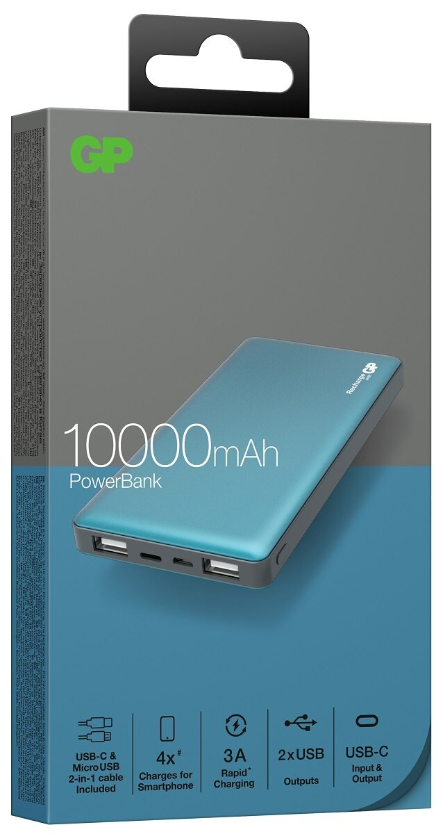 Latarka GP P15 + Powerbank GP MP10