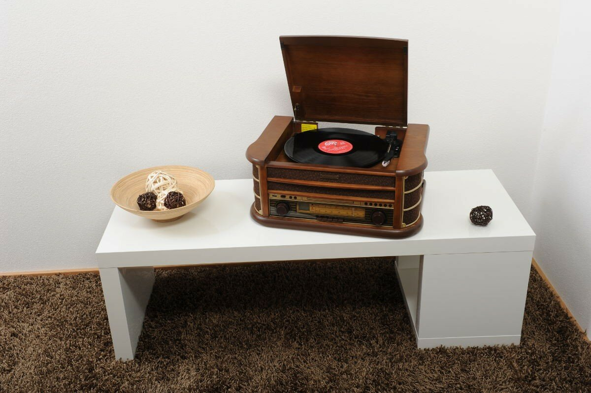 Gramofon HYUNDAI RTCC-513RIP Coffe (old)