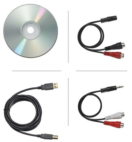 Gramofon AUDIO-TECHNICA AT-LP120-USBHC Czarny