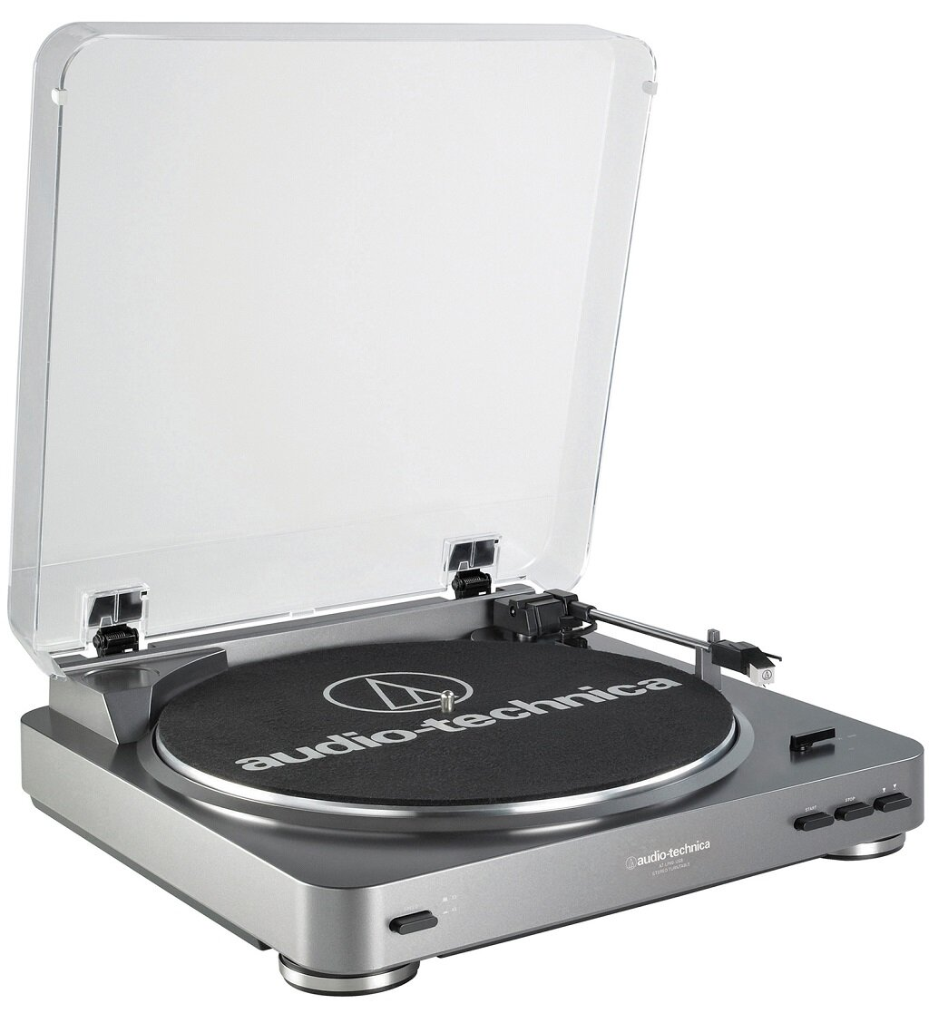 Gramofon AUDIO-TECHNICA AT-LP60USB Srebrny
