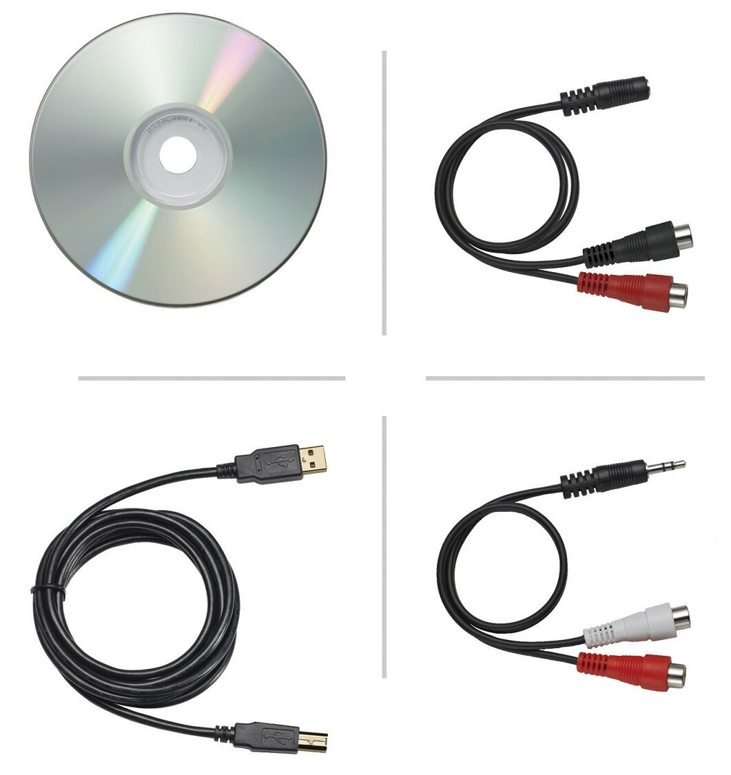 Gramofon AUDIO-TECHNICA AT-LP60USB Srebrny