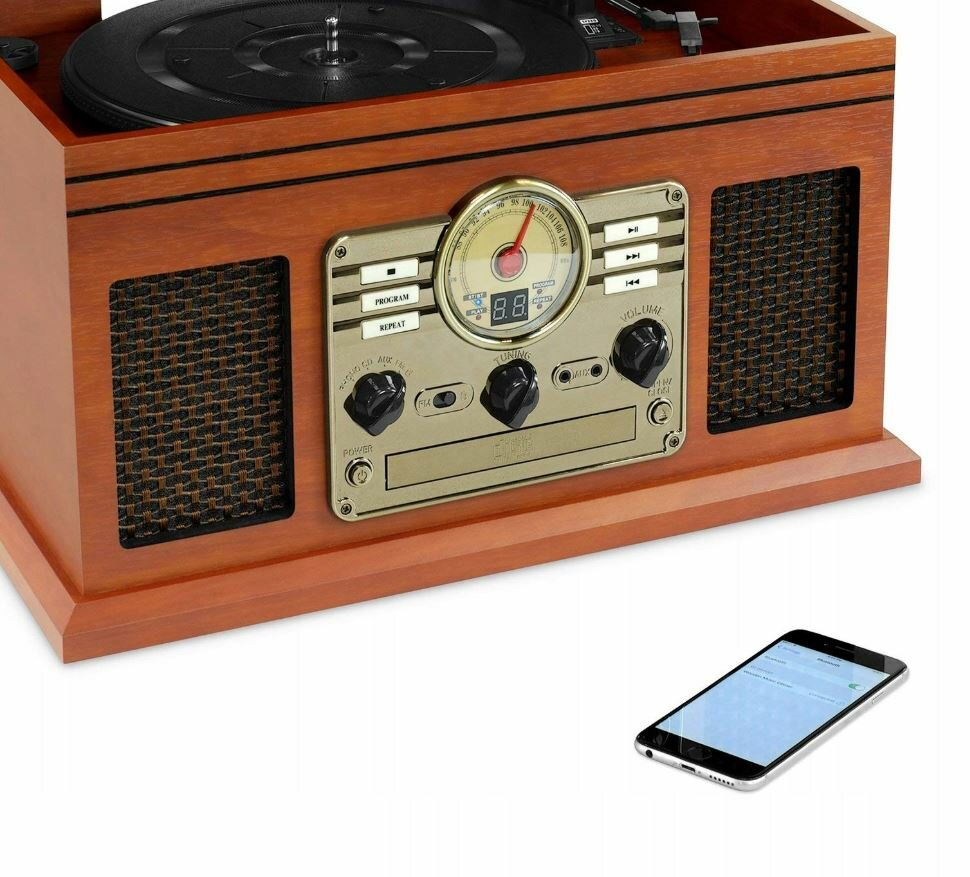 Gramofon VICTROLA VTA-200B Brązowy