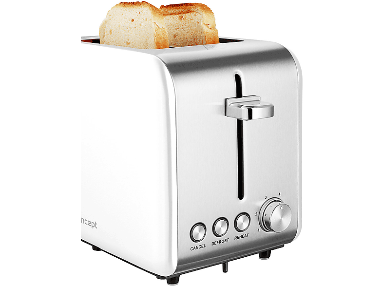 Toster CONCEPT TE2051 WHITE – zdjęcie 3