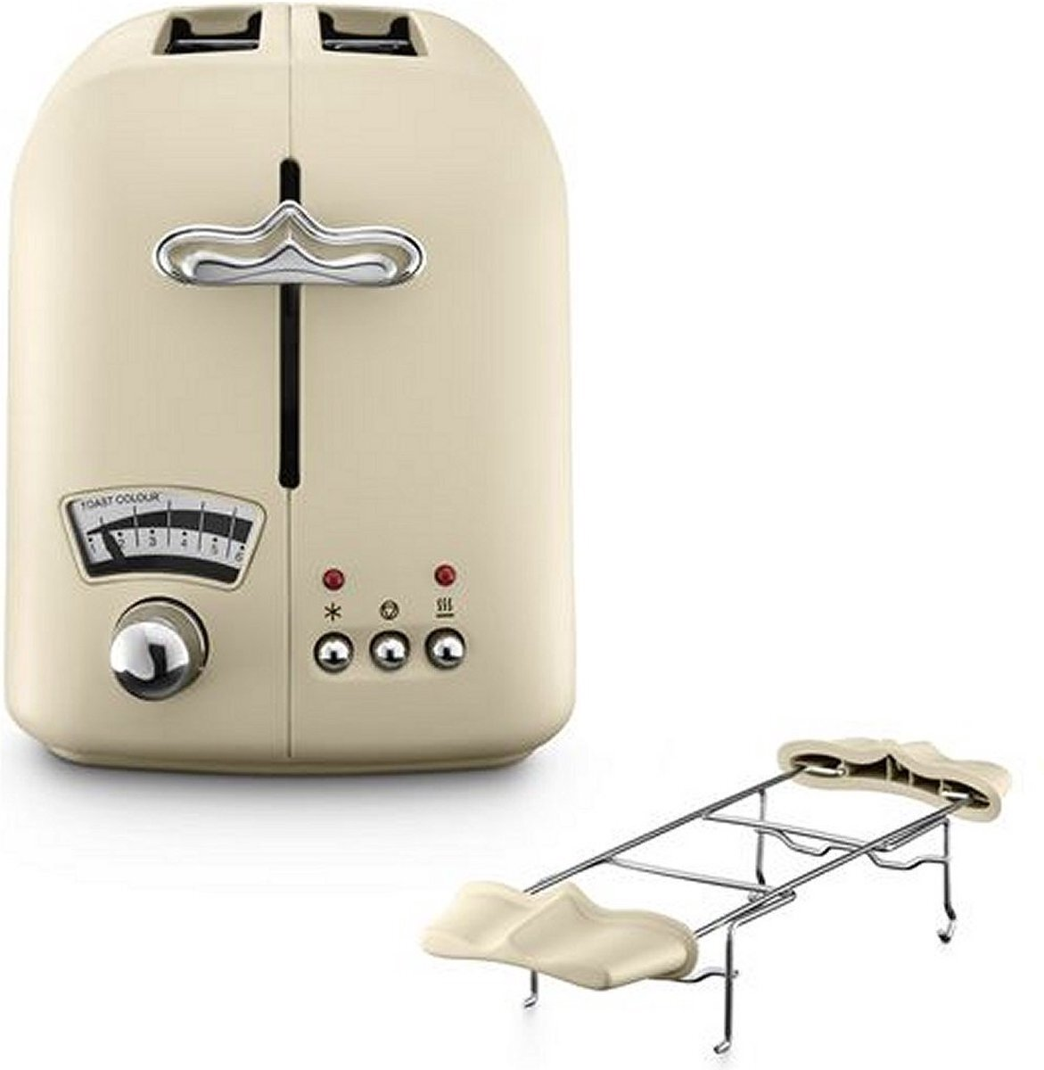 Toster DE LONGHI CT021.BG Argento Flora