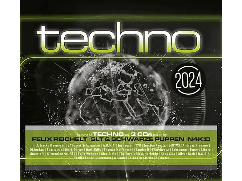 Techno - VARIOUS 2024 (CD) -
