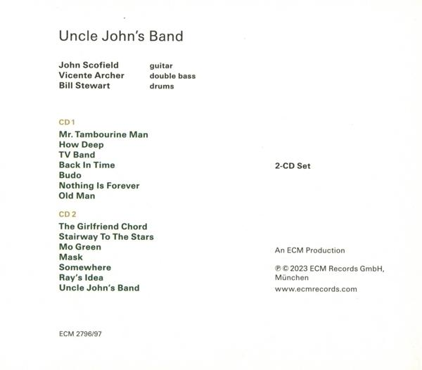 Albumcover mit Bandnamen und Titelliste.