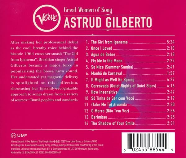 CD-Cover mit Text und Titelliste vor rosa Hintergrund.