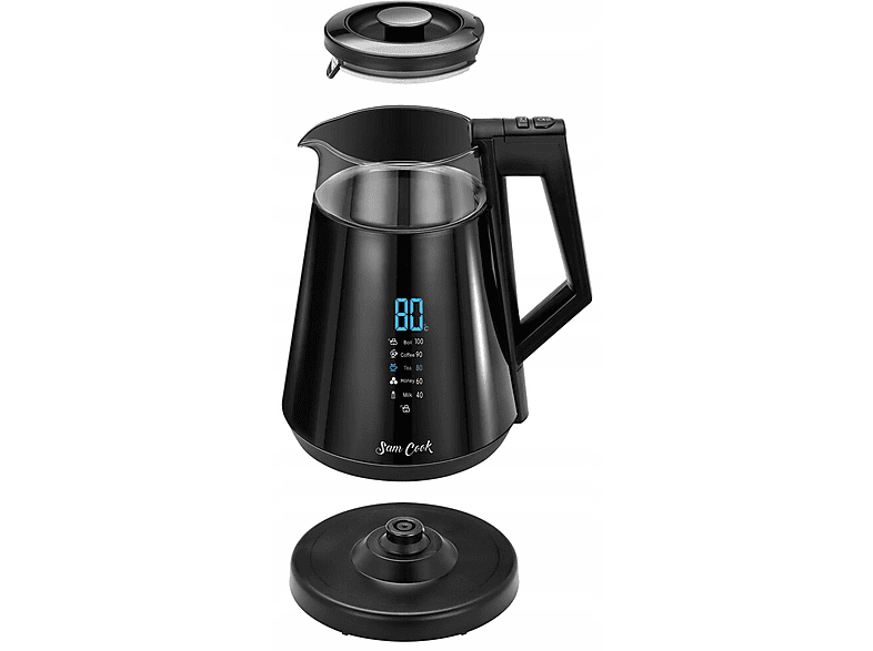 Czajnik SAM COOK PSC-111/B z regulacją temperatury – zdjęcie 2
