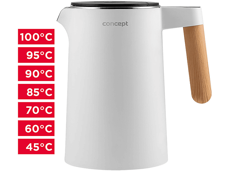Czajnik Concept Solution RK3300 Biały – zdjęcie 2