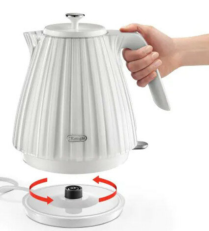 Czajnik elektryczny DE LONGHI Ballerina KBD2001.W