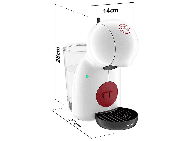 Krups Piccolo XS Dolce Gusto Kapselkaffeemaschine Weiß — Foto 2 von 5