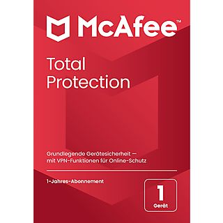 McAfee Total Protection, 1-Gerät (Code in a Box) - [Windows, Mac, Android, iOS, ChromeOS] - [Multiplattform]