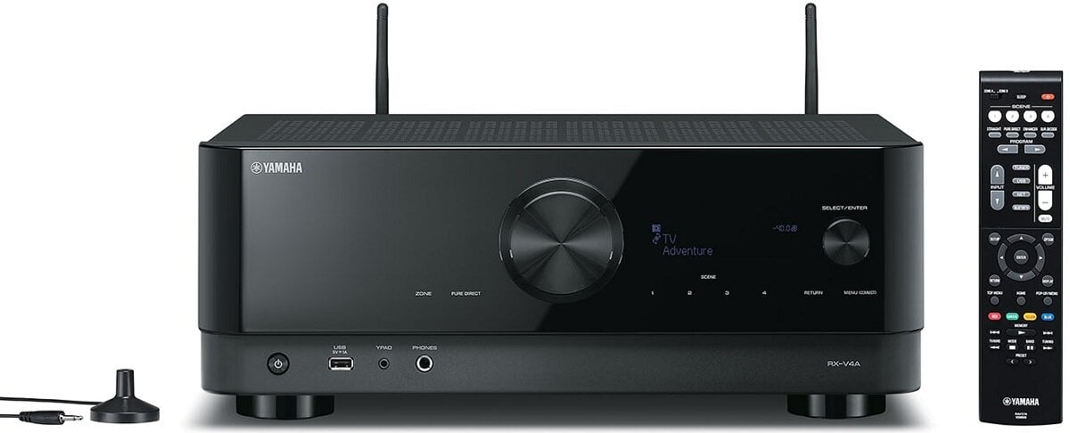 Kino domowe YAMAHA MusicCast RX-V4A + NS-F51/NS-P51 Czarny
