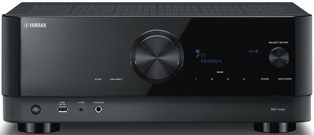 Kino domowe YAMAHA MusicCast RX-V4A + NS-F51/NS-P51 Czarny