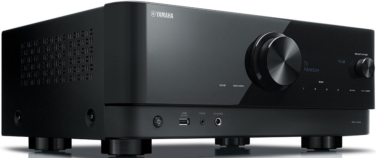 Kino domowe YAMAHA MusicCast RX-V4A + NS-F51/NS-P51 Czarny
