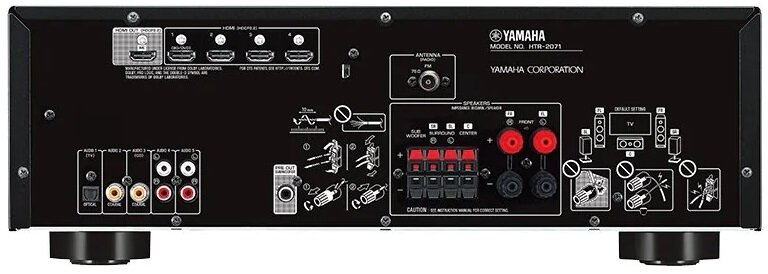 Kino domowe YAMAHA HTR-2071 + Prism Audio Vienna Grand Czarny