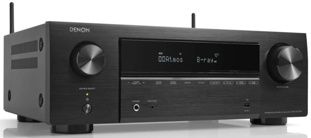Kino domowe DENON AVR-X1700H + Wilson Viper Czarny