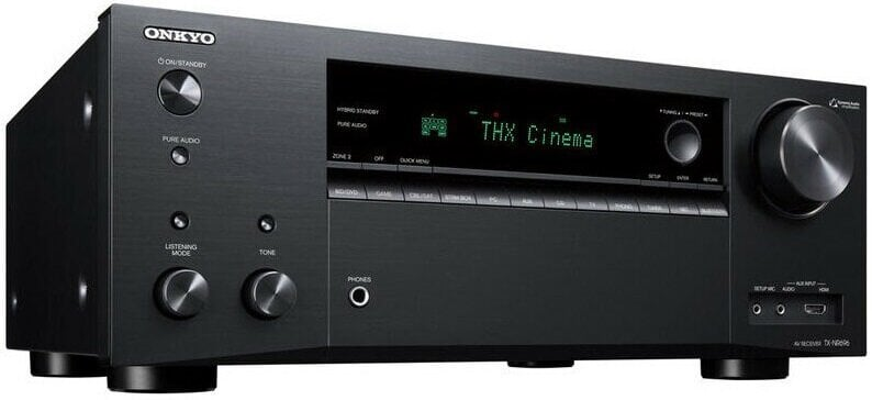 Kino domowe ONKYO TX-NR696 + Klipsch R-820F/R-34C/R-51M Czarny