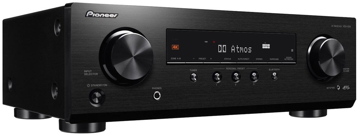 Kino domowe PIONEER VSX-534 Czarny + Taga Harmony TAV-606 Biały