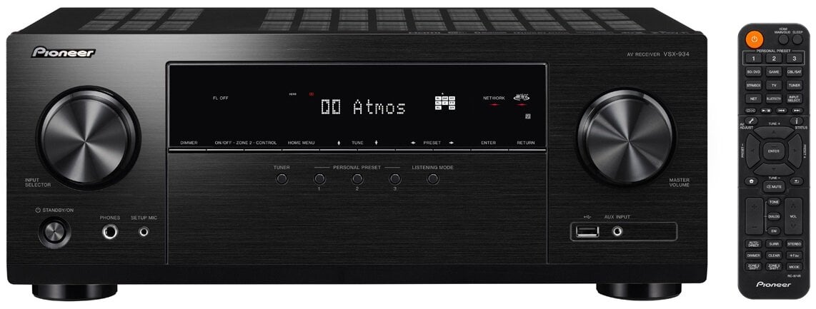 Kino domowe PIONEER VSX-934 + Klipsch R-610F/R-52C/R-41M Czarny