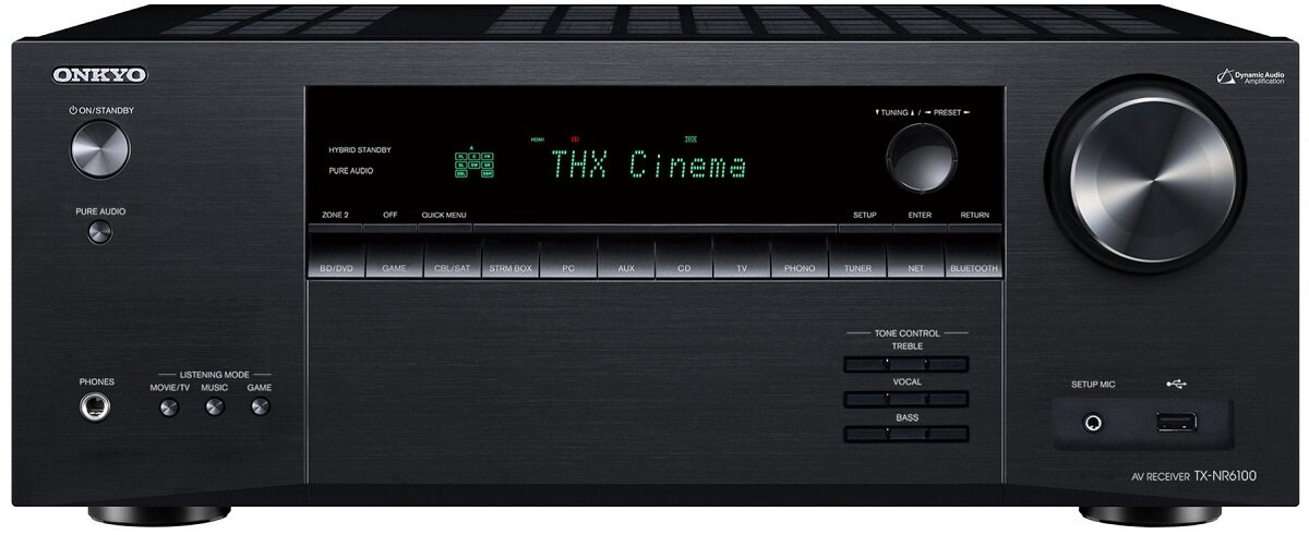 Kino domowe ONKYO TX-NR6100 + Klipsch R-820F/R-34C/R-51M Czarny