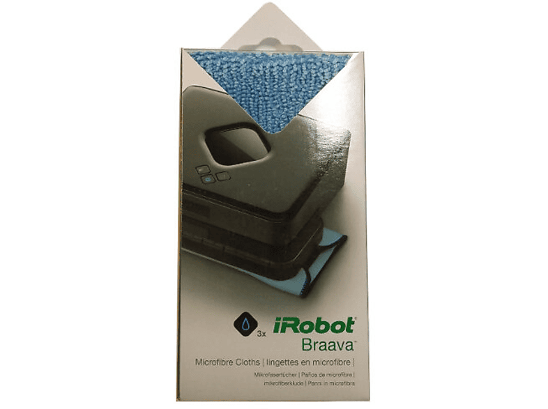 3 niebieskie ściereczki z mikrofibry do mopowania - iRobot – zdjęcie 2