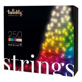 TWINKLY Strings 250 RGB+W LED 5mm - Lichterkette  (Schwarz)