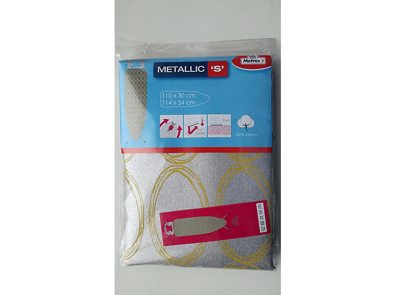 Pokrowiec na deskę METROX Metallic S 1572 (110-114 x 30-34 cm) – zdjęcie 3