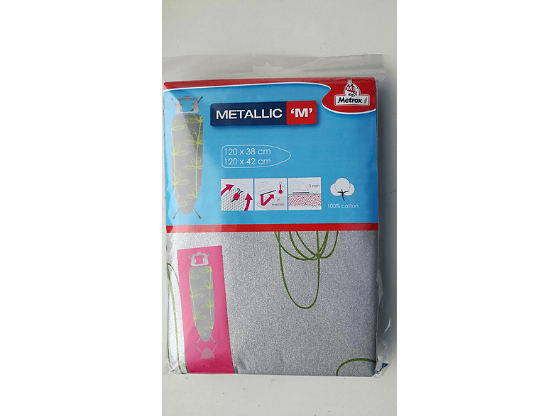 Pokrowiec na deskę METROX Metallic - M 1573 (120 x 38-42 cm) – zdjęcie 3