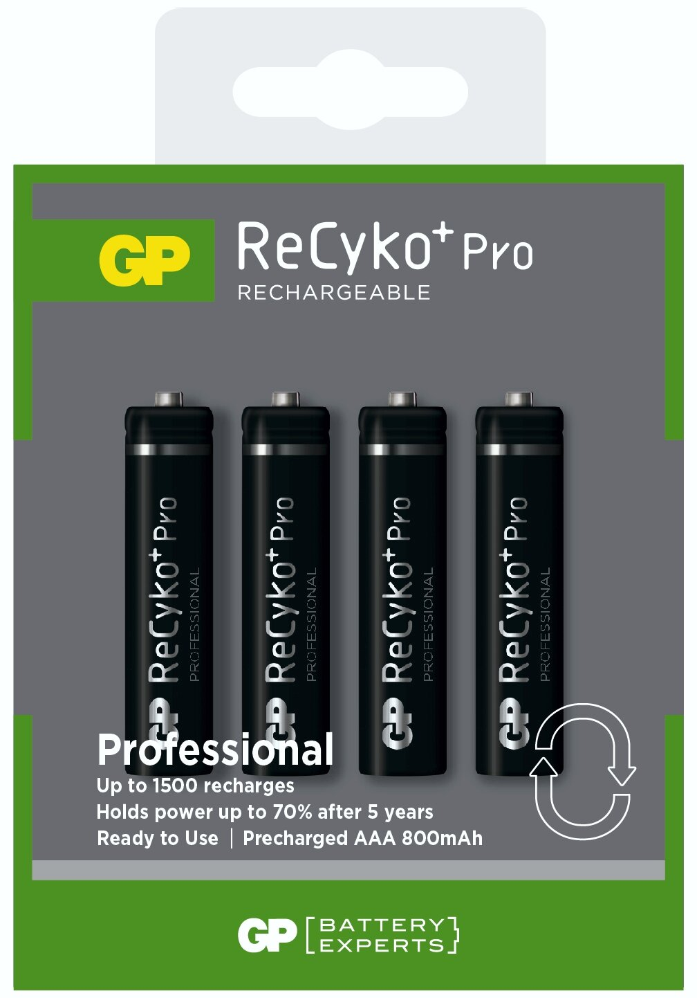 Akumulatory GP ReCyko+ PRO 85AAAHCBN-GB4 800 mAh