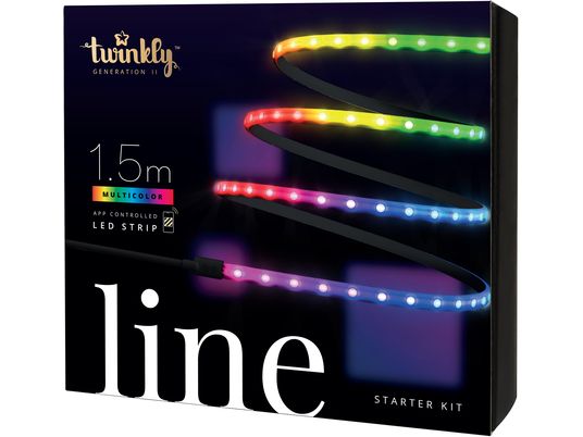 TWINKLY Line 100 RGB - Strisce luminose a LED (Nero)