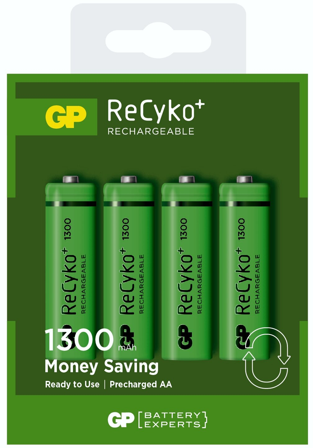 Akumulatory GP ReCyko+ 130AAHCN-GB4 1300 mAh