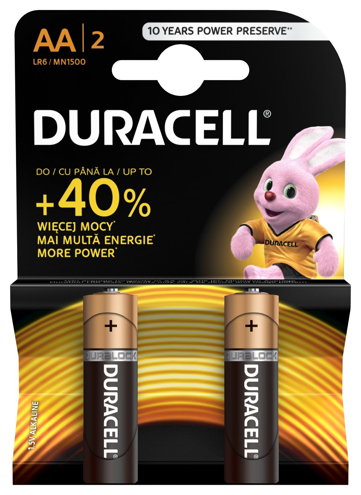 Bateria DURACELL Basic LR6/AA Blister 2