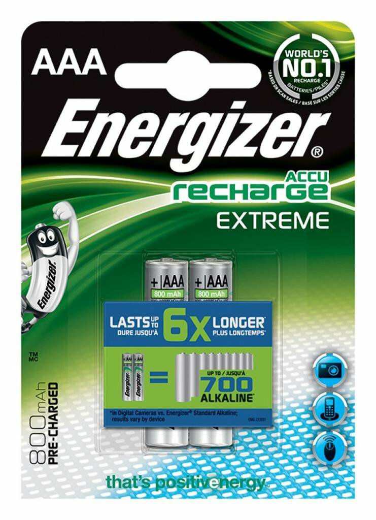 Akumulatorki ENERGIZER Extreme AAA 800mAh 2szt.