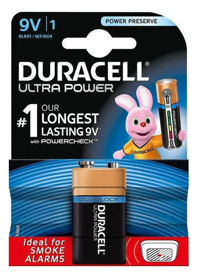 Bateria DURACELL Ultra Power 9V