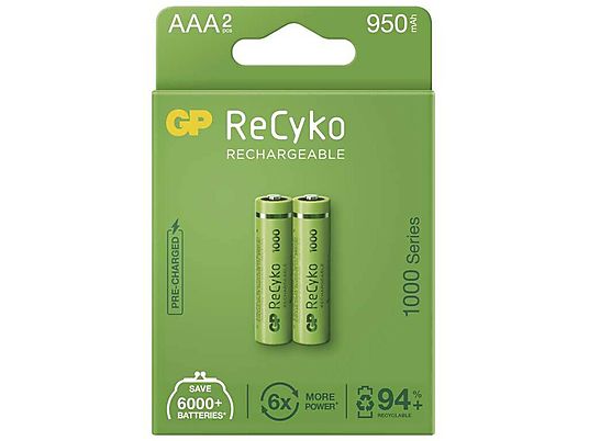 Akumulatory GP ReCyko AAA 950mAh 2szt.