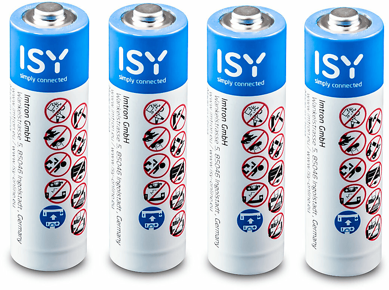 Baterie ISY AA 4 szt. IBA-2004 – zdjęcie 3