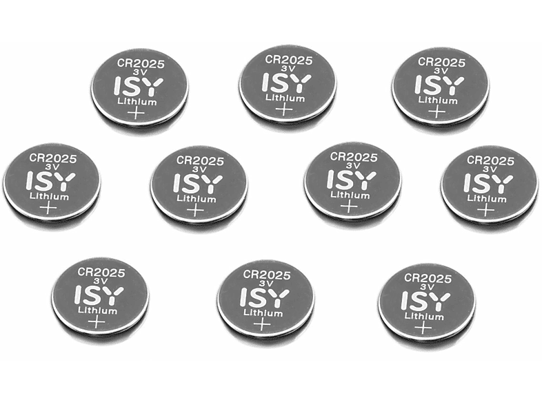Baterie ISY CR2025 10 szt. IBA-3025 – zdjęcie 2