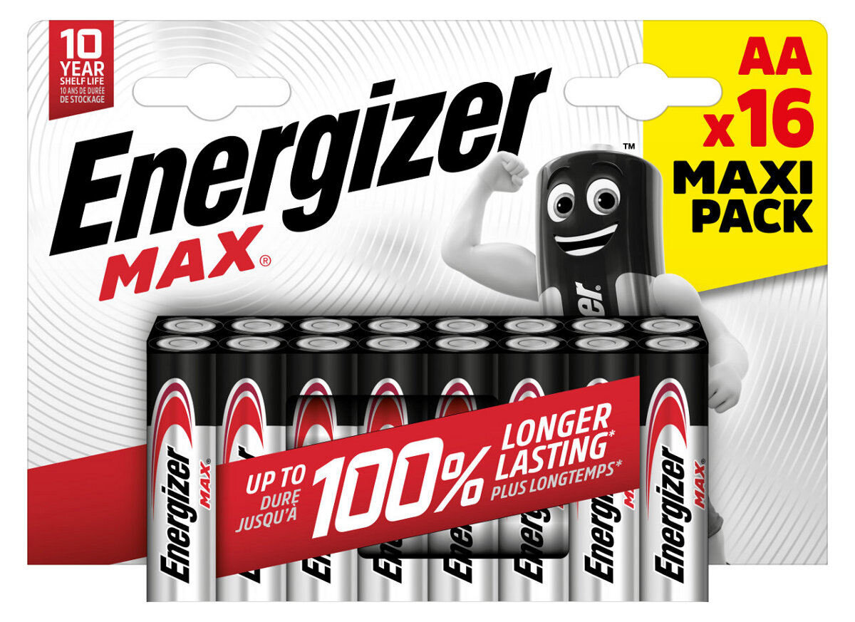 Baterie ENERGIZER Max AA 16 szt.