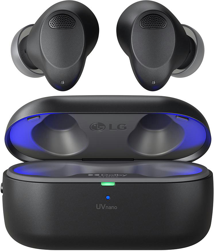 LG TONE Free T90S, In-ear Kopfhörer Bluetooth Black