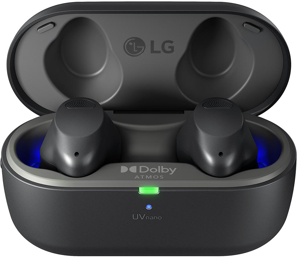 LG TONE Free T90S, In-ear Kopfhörer Bluetooth Black
