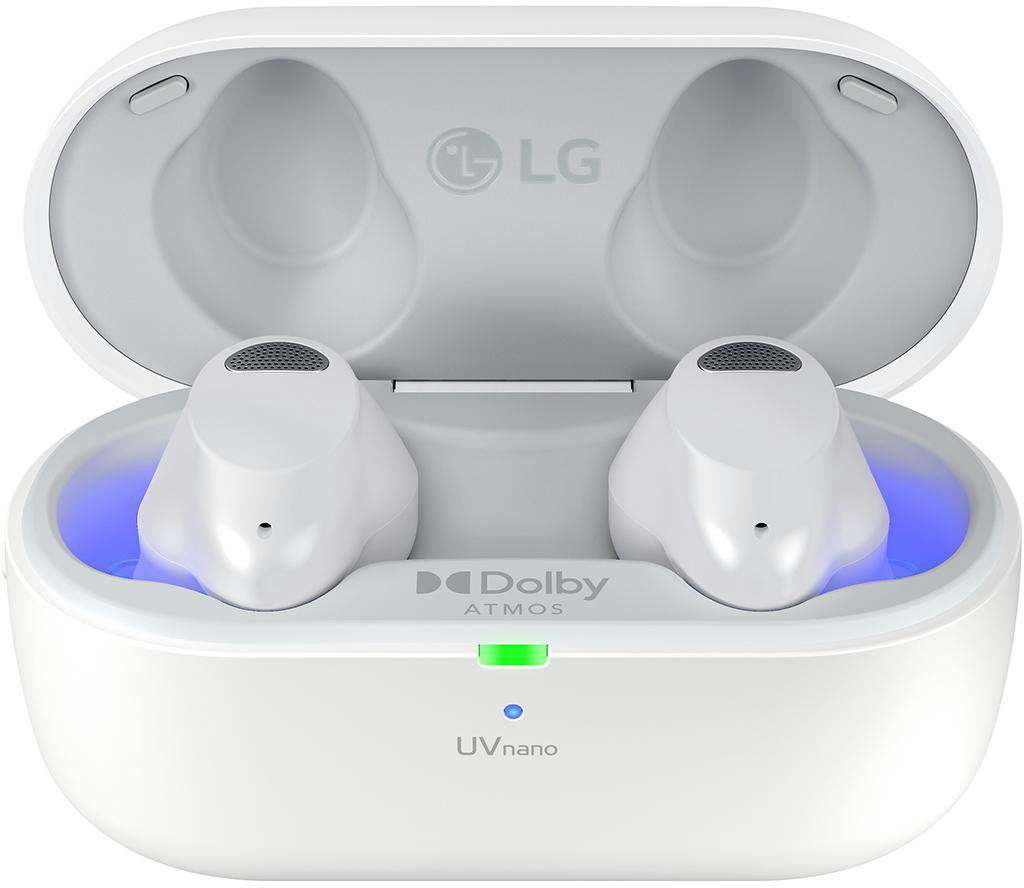 LG TONE Free T90S, In-ear Kopfhörer Bluetooth White